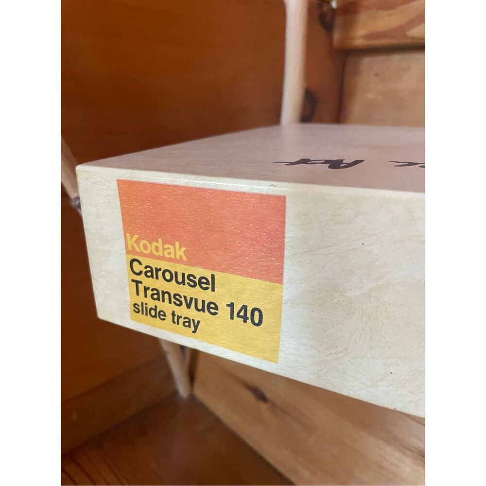 Vintage Kodak Carousel Transvue 140 Slide Tray